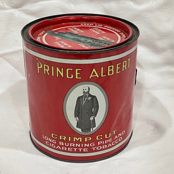 Prince Albert in a Can *Let Him Out!* Antique Tobacco Tin (Large Size) - Picture 1 of 4